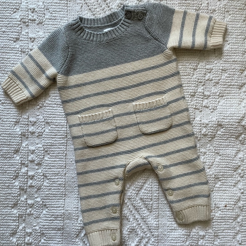 Baby Gap Sweater Romper 0-3m